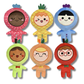 Cute Plush Fruit People Toy For Kids - Assorted